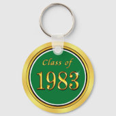Green Gold Class of 1983 Class Wiedersehen Schlüss Schlüsselanhänger (Rückseite)