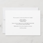 Green Gold Class of 2026 Photo Graduation Ankündigung (Rückseite)