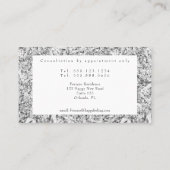 Green Gold Crystal Ball & Diamond Fortune Telling  Visitenkarte (Rückseite)