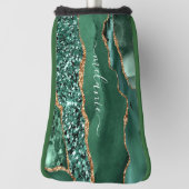 Green Gold Custom Ihr Name Golf Head Cover Headcover (Rotieren 90)