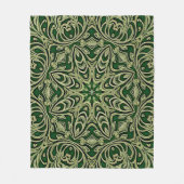 Green Gold Decorative Fleece Blanket (Vorderseite)