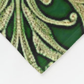 Green Gold Decorative Fleece Blanket (Ecke)