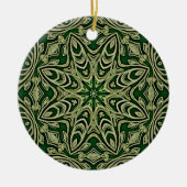 Green Gold Decorative Ornament (Vorne)