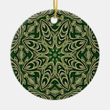 Green Gold Decorative Ornament
