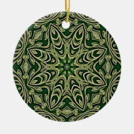 Green Gold Decorative Ornament
