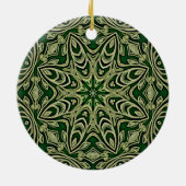 Green Gold Decorative Ornament (Hinten)