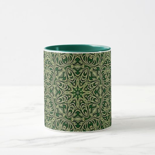 Green Gold Decorative Tasse (Zentrum)