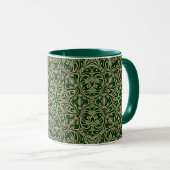 Green Gold Decorative Tasse (VorderseiteRechts)