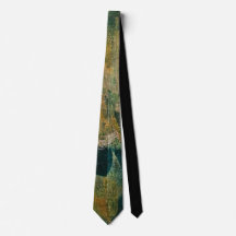 Green & Gold, ein Gel Print Abstrakt