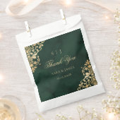 Green Gold Emerald Viktorianisch Wedding Vielen Da Geschenktütchen (Ausgeschnitten)