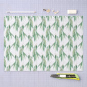 Green Gold Eucalyptus Glitz Wedding Seidenpapier (Handwerk)