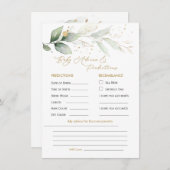 Green & Gold Foliage Baby Predication & Ratschläge (Vorne/Hinten)