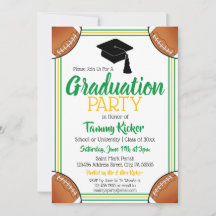 Green & Gold Football Graduation Party