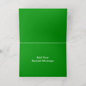 Green Gold Foto Foto Card (Innen Mitte)