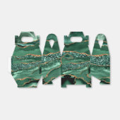 Green Gold Glitzer Emerald Individuelle Name Gesch Geschenkschachtel (Ungefaltet)