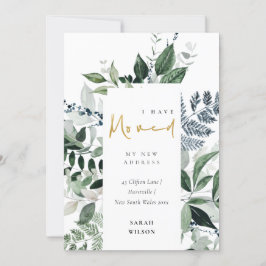 Green Gold Green Frame I habe bewegte Karte