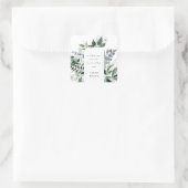 Green Gold Greenerity Frame habe ich verschoben Ad Quadratischer Aufkleber (Tasche)