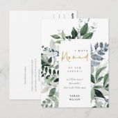 Green Gold Greenerity Frame I habe verschoben Post Postkarte (Vorne/Hinten)