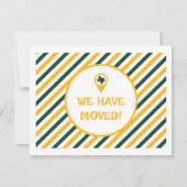 Green & Gold haben wir das gestreifte bewegte Foto (Vorderseite)