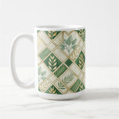 GREEN & GOLD IRISH BRANCHES & VINES KAFFEETASSE (Links)