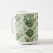 GREEN & GOLD IRISH BRANCHES & VINES KAFFEETASSE (Vorderseite Links)