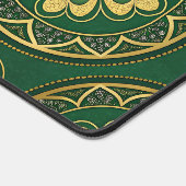 GREEN & GOLD IRISH CIRCULAR PATTERN SCHREIBTISCHUNTERLAGE (Ecke)