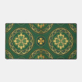 GREEN & GOLD IRISH CIRCULAR PATTERN SCHREIBTISCHUNTERLAGE (Vorderseite)