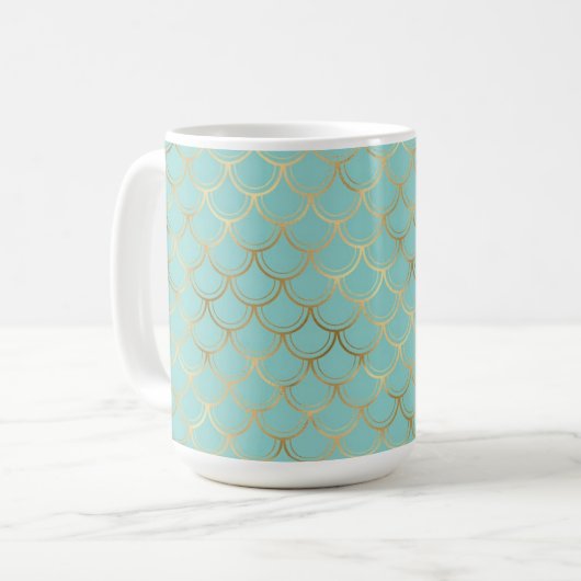 Green & Gold Kaffeetasse (Vorderseite Links)