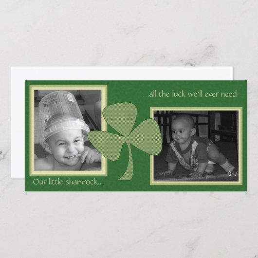 Green & Gold Kleeblatt (Vorne/Hinten)