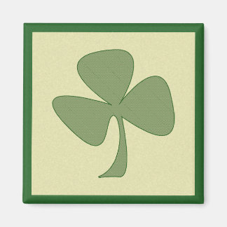 Green & Gold Kleeblatt Magnet
