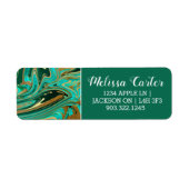 Green & Gold Liquid Marmor (Vorne)