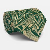 Green Gold Mandala Collection Krawatte (Gerollt)