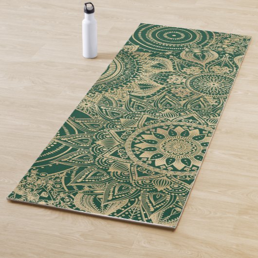 Green Gold Mandala Collection Yogamatte (Beispiel)