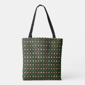 GREEN & GOLD MARDI GRAS DIAMOND PATTERN TASCHE (Rückseite)
