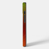 Green & Gold Metallic Vortex Case-Mate iPhone Hülle (Rückseite / Links)