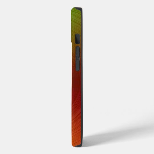 Green & Gold Metallic Vortex Case-Mate iPhone Hülle (Rückseite / Links)