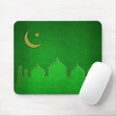 Green Gold Moschee Moschee Star Mousepad (Mit Mouse)