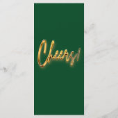 Green & Gold Programm 3d Gold Tex Minimalistisches (Rückseite)