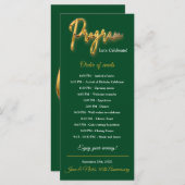 Green & Gold Programm 3d Gold Tex Minimalistisches (Vorne/Hinten)