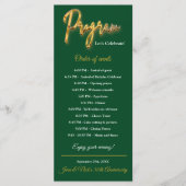 Green & Gold Programm 3d Gold Tex Minimalistisches (Vorderseite)