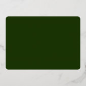 Green Gold PsyD Abschluss Folieneinladung (Rückseite)