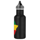 Green, Gold & Red Africa Flag Trinkflasche (Rechts)