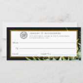 Green Gold Salon Store Geschenkgutschein (Rückseite)