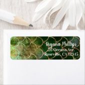 Green & Gold Shimmer Meerjungfische Scala (Insitu)