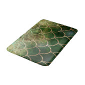 Green & Gold Shimmer Meerjungfische Scala Badematte (Schrägansicht)