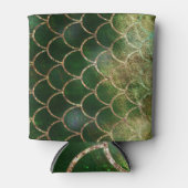 Green & Gold Shimmer Meerjungfische Scala Dosenkühler (Vorderseite)