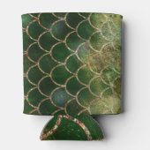 Green & Gold Shimmer Meerjungfische Scala Dosenkühler (Rückseite)