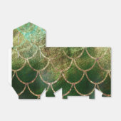 Green & Gold Shimmer Meerjungfische Scala Geschenkschachtel (Ungefaltet)