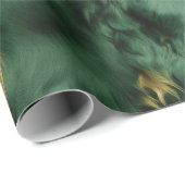 Green Gold Südwest Cowhide Geschenkpapier (Rolleneckpunkt)