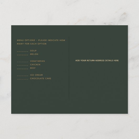 Green Gold UAWG Postkarte (Rückseite)